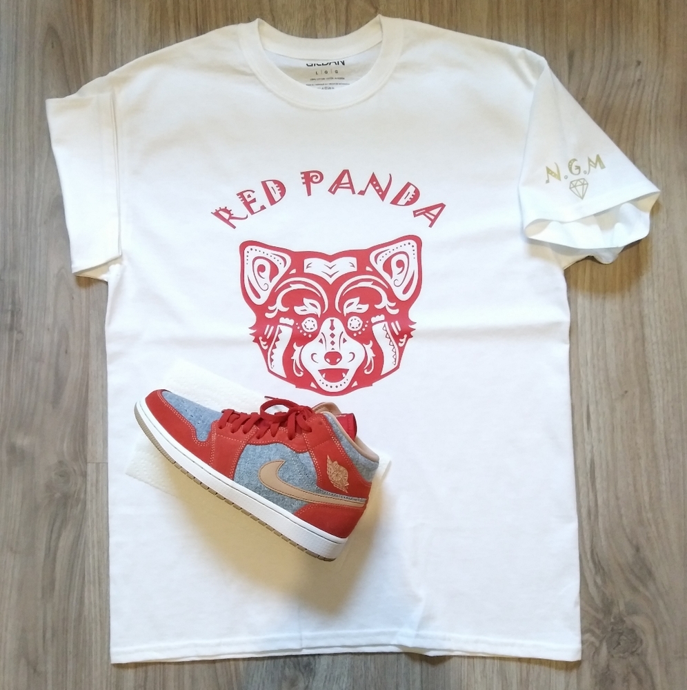 Noble Gent.AL.Men Red Panda Shirt